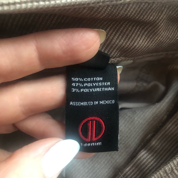 1 Denim Boyfriend Fit - Taupe Corduroy Sz 28 - Picture 10 of 13